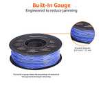 Amazon Basics - Filamento para impresora 3D, poliuretano termoplástico (TPU), 1,75 mm, cinta de 1 kg (2,2 libras), color azul
