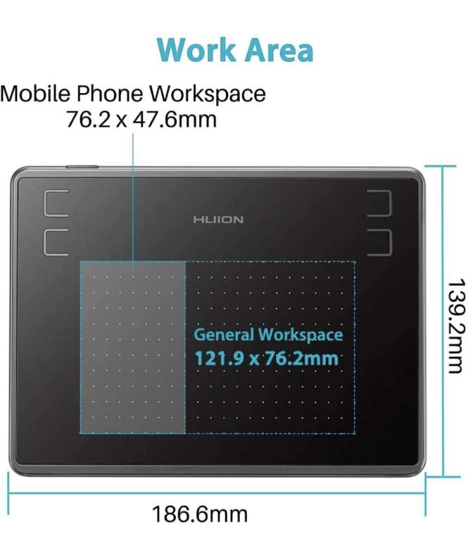 Tablet GRÁFICA HUION H430P