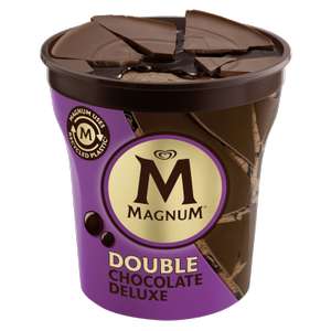 Tarrina de helado Magnum Doble Chocolate gratis por la compra de dos menús en pedidos a domicilio mínimos de 15,90€ en Burger King