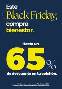 Black Friday en colchones Flex (hasta 65% descuento)