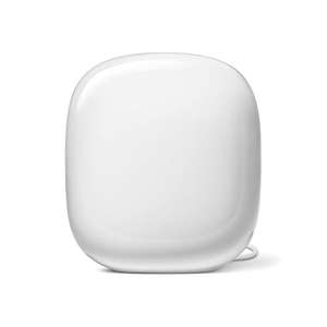 Google Nest WiFi Pro, Wi-Fi 6E: Sistema de Wi-Fi para el hogar fiable con Buena Velocidad y Cobertura en Toda la casa, Nieve