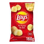 7 Paquetes Patatas Lays Punto de Sal 160g