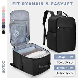 Ryanair-mochila de viaje para ordenador portátil, bolsa de mano para cabina Easyjet, 40x20x25, 45x36x20, para hombre y mujer