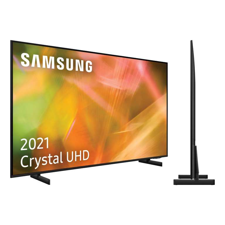 TV LED 65" - Samsung UE65AU8005KXXC, UHD 4K, Crystal UHD, HDMI, USB, HDR10+, Tizen, Negro