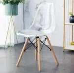 PACK 4 sillas EMA con patas de madera,