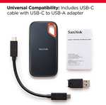SanDisk Extreme 4 TB SSD USB-C, hasta 1050 MB/sUSB-C, hasta 1050 MB/s
