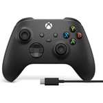 Mando Microsoft XBOX Wireless Controller Inalámbrico Bluetooth Negro + USB Tipo C