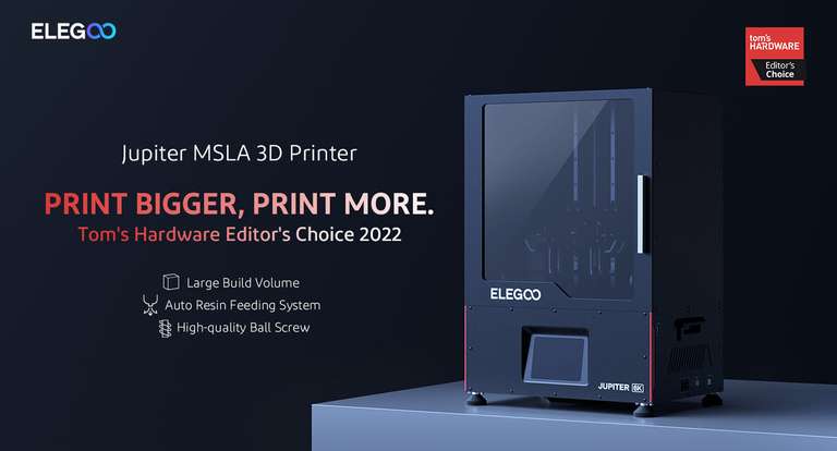 ELEGOO Impresora 3D Resina Júpiter//// Cupón de 300$
