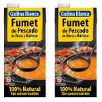 2 x Gallina Blanca Fumet de Pescado de Roca y Marisco, 1L