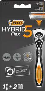 Kit de maquinilla de afeitar BIC Hybrid 5 Flex