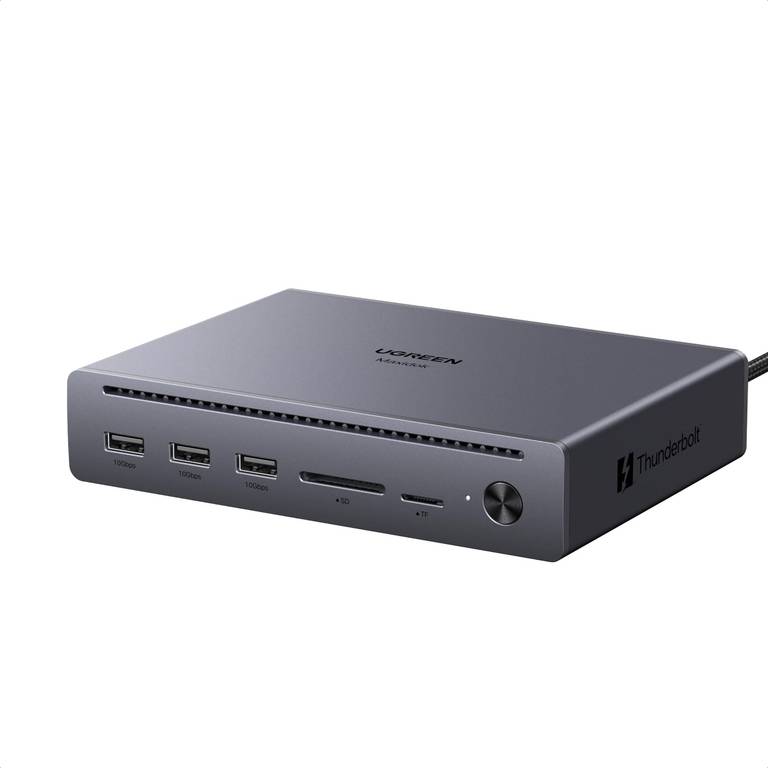 UGREEN Revodok Thunderbolt 5 – Docking Station 10 en 1 para escritorio