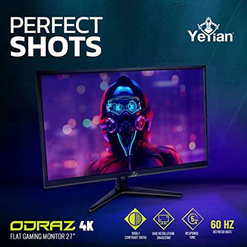 YEYIAN ODRAZ Monitor Gaming 27”,4K UHD HDR 60Hz