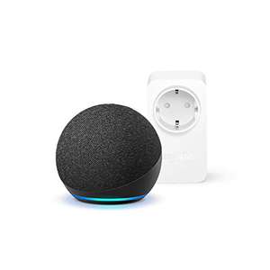 Echo Dot (4.ª generación), Antracita + Amazon Smart Plug (enchufe inteligente WiFi), compatible con Alexa