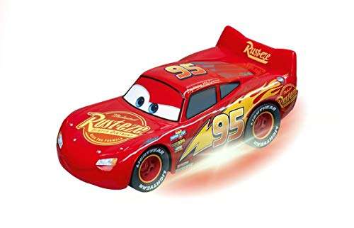Carrera- Disney: Pixar Cars-Neon Nights The Movie Juego con Coches, Multicolor