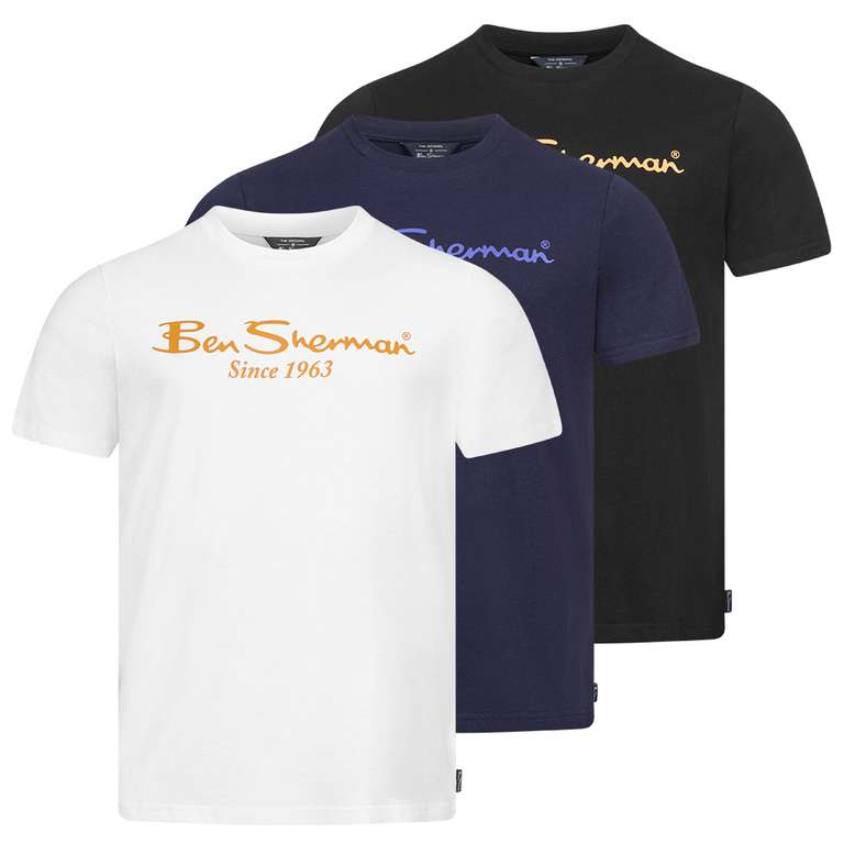 3X Camisetas BEN SHERMAN