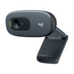 Logitech C270 Webcam Streaming HD, 720p/30fps, Video-Llamadas HD Amplio Campo Visual, Corrección de Iluminación, Micrófono Reductor de Ruido