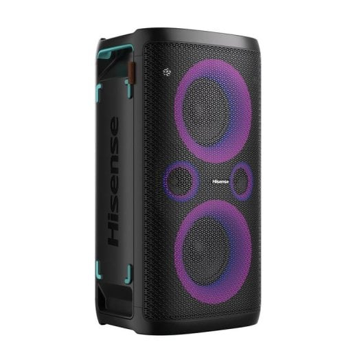 Altavoces Hisense Party Storm inalámbricos 300 W con bluetooth, batería 15 h y protección agua