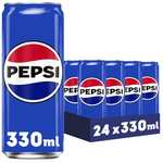 Pepsi Refresco de Cola, Lata, 24 x 330ml
