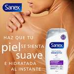 Sanex Natural Prebiotic Atopiderm Gel de Ducha, Pack 4 Uds x 475ml, Con Prebiótico Natural de Bio Agave