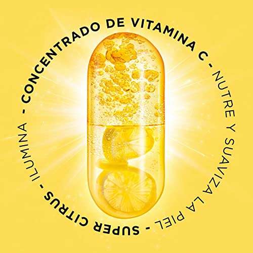 Garnier - Crema de Día Iluminadora con Vitamina C, Corrige líneas y Potencia la luminosidad en 24H, Fórmula Vegana, 50 ml