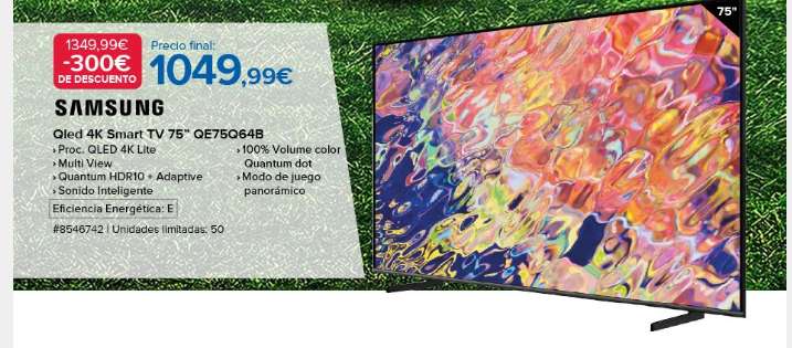 Samsung QLED TV 4K 75"