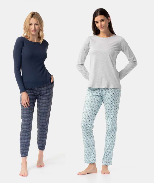 2 pijamas de mujer por sólo 5'98€ [2'99€/ud]. Recogida gratuita en tienda