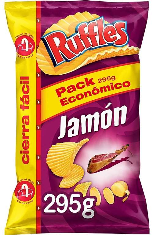 Ruffles Jamon Patatas Fritas, 295g
