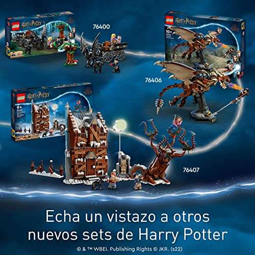 LEGO 76406 Harry Potter Dragón Colacuerno Húngaro, Articulado, Maqueta de Animal para Construir, Set Coleccionable