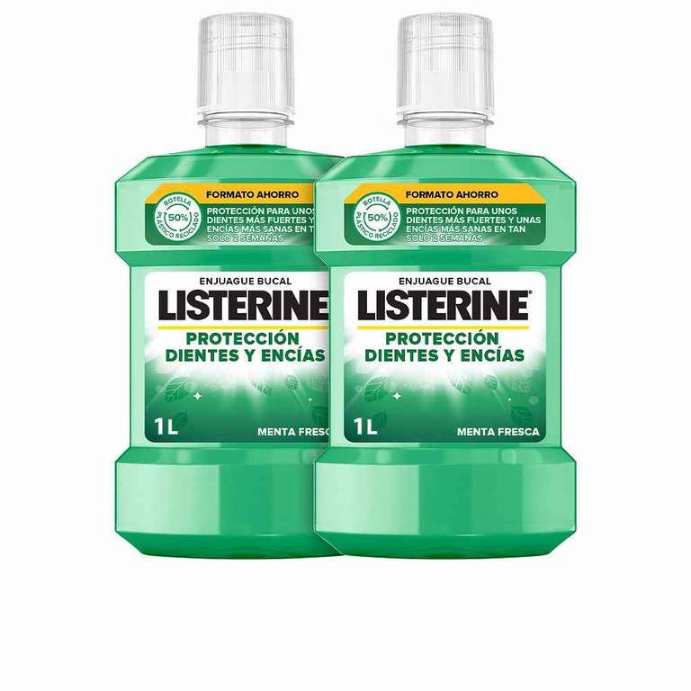 Higiene Listerine DIENTES & ENCÍAS ENJUAGUE BUCAL LOTE 2L