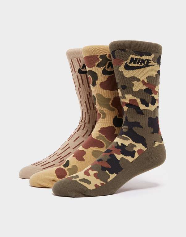 Nike pack de 3 calcetines Everyday Essential o Adidas camo pack 2 unidades ( Recogida gratis tienda )