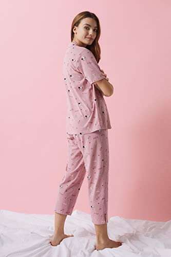 Women'secret Pijama Camisero Algodón Minnie Mouse Juego Mujer. Ver tabla de tallas y precios en link descripción.