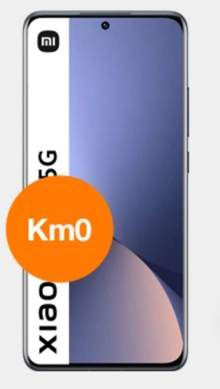 Xiaomi 12 outlet Orange sin permanencia
