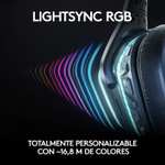 Logitech G935 RGB inalámbricos Gaming, sonido envolvente 7.1, DTS Headphone:X 2.0, transductores PRO-G de 50 mm, 2,4 GHz inalámbricos