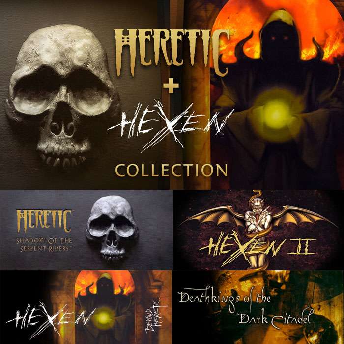 Pack Heretic + Hexen Collection [4 Juegos, STEAM], Poly Bridge, Diamond Collection