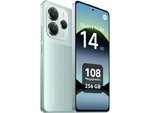 Móvil - Xiaomi Redmi Note 14 5G, Verde coral, 256 GB, 8 GB RAM, 6.67" AMOLED FHD+, MediaTek Dimensity 7025-Ultra, 5110 mAh