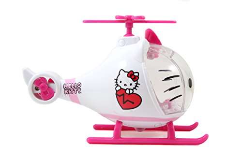 Dickie Hello Kitty - Helicóptero con Figura de Hello Kitty y Camilla Extraíble, para Niños a partir de 3 Años - 17,5 cm