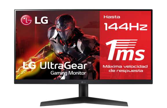 LG 23.8” UltraGear Full HD IPS 1ms (GtG) Gaming Monitor. Panel IPS: 1920x1080p, 16:9, 350 cd/m², 1000:1, 144 Hz, 1ms