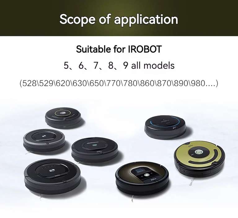 Batería Para Robot aspirador IRobot Roomba, 5000mAh, 14,4 V, Válida Series 500, 600, 700, 800, 900
