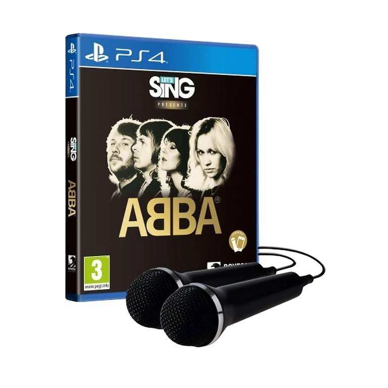 PS4 Let's Sing ABBA + 2 micrófonos