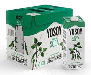 Yosoy Bebida de Soja sin Azúcar Añadido, 6 x 1L (1.05€/L) (Solo Amazon Fresh Valencia)