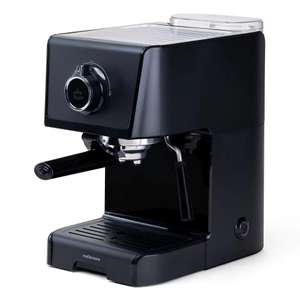 Mellerware - Cafetera Espresso Koffy! y BARI 1200W | 15 Bar | Bandeja Calientatazas | Vaporizador Inox Orientable