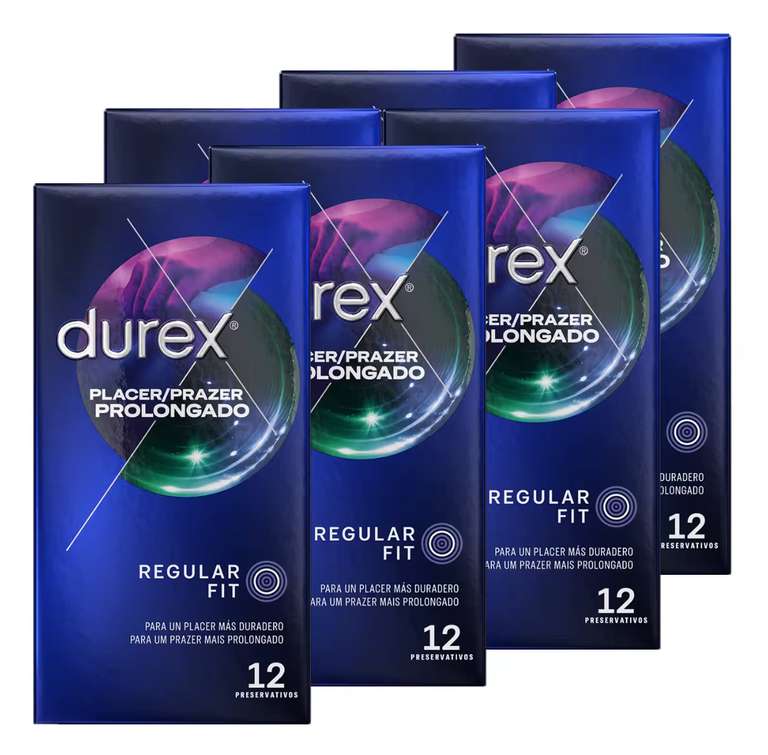 72X Preservativos Durex - Condones Placer Prolongado [24,64€ NUEVO USUARIO]