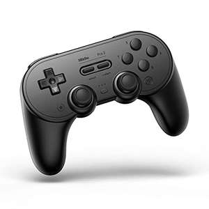 8Bitdo Pro 2 Bluetooth Controller for Switch, PC, macOS, Android, Steam & Raspberry Pi (Black Edition) [Importación alemana]