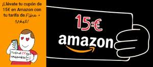 Lowi 15 euros gratis en Amazon contratando fibra+móvil del 20 al 27 de Noviembre