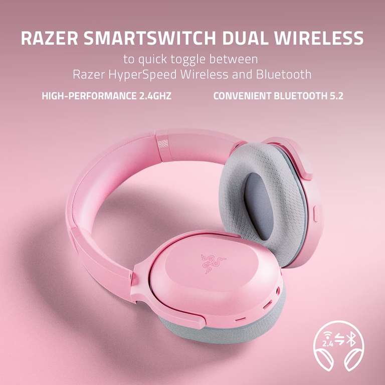 Razer Barracuda - Auriculares Inalámbricos para Móvil y Juegos