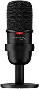 HyperX SoloCast – Micrófono de condensador USB, sensor de silenciamiento con un toque, patrón polar cardioide