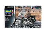 Maqueta Revell 07915 de la moto policial de los EE.UU. en escala 1:8 de nivel de dificultad 5