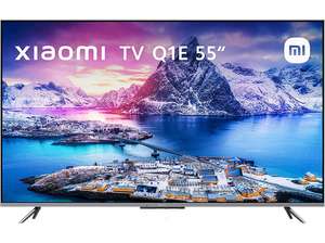 TV QLED 55" - Xiaomi TV Q1E 55, UHD 4K, QLED, Smart TV, HDR10+, Control por voz, Dolby Audio