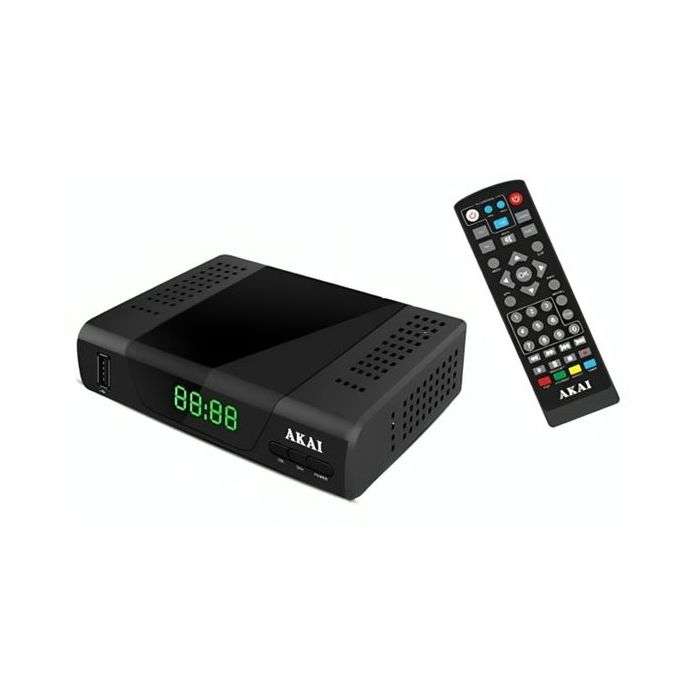 Receptor TDT AKAI ZAP26510K_L | TDT DVB-T2 | HDMI | Euroconector | H.265 | USB