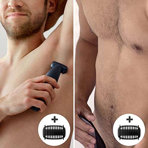 Afeitadora corporal apta para la ducha Philips Bodygroom Series 3000